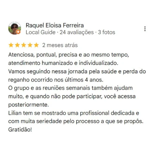 Depoimento Google Lilian Cunha