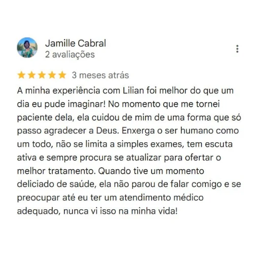 Depoimento Google Lilian Cunha